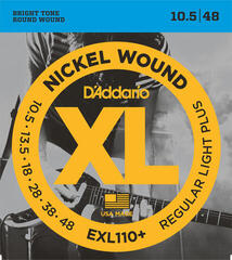 Struny do gitary elektrycznej D'Addario EXL110+ Struny do gitary elektrycznej