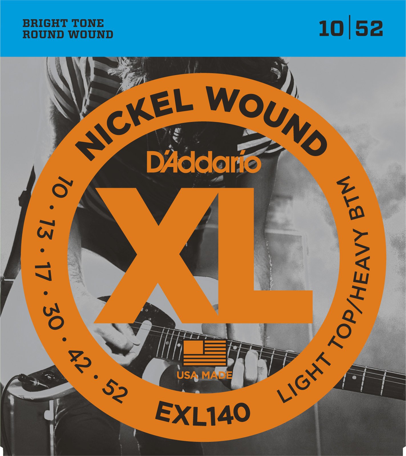 Struny pro elektrickou kytaru D'Addario EXL140