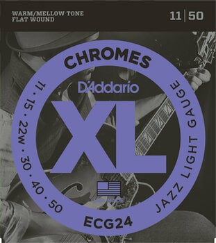 Struny pre elektrickú gitaru D'Addario ECG24 - 1