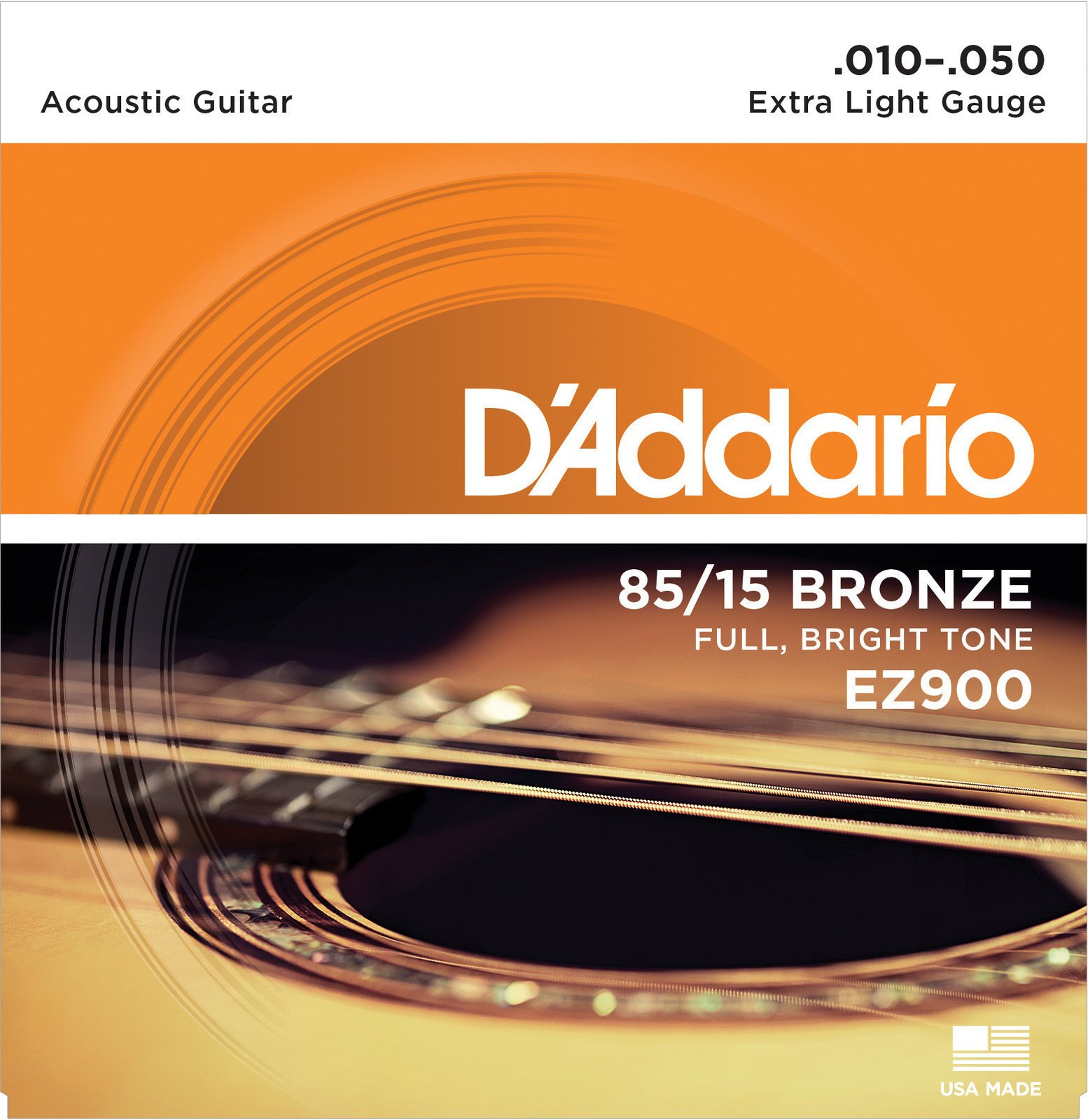 Cordes de guitares acoustiques D'Addario EZ-900