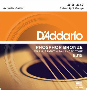 Struny pro akustickou kytaru D'Addario EJ15 - 1