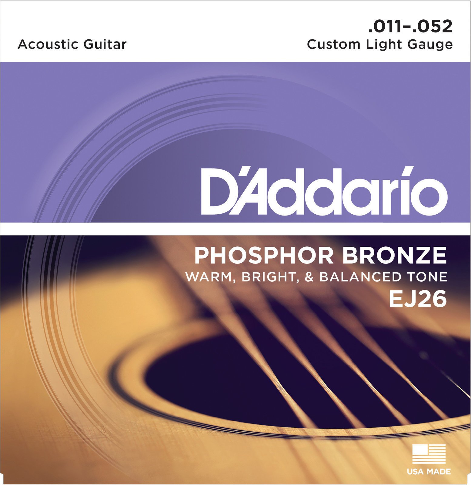 Saiten für Akustikgitarre D'Addario EJ26