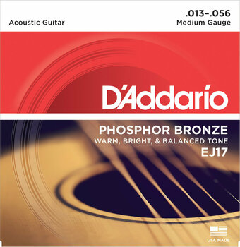 Struny pro akustickou kytaru D'Addario EJ17 - 1