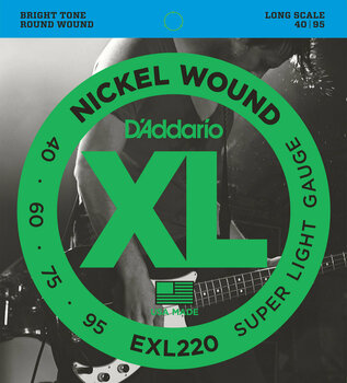 Struny do gitary basowej D'Addario EXL220 - 1