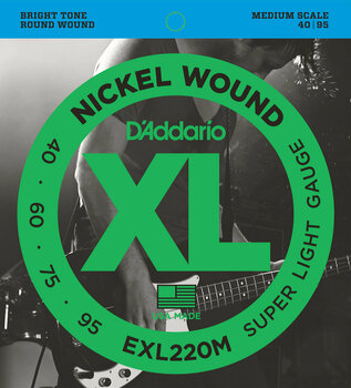 Bassguitar strings D'Addario EXL220M - 1