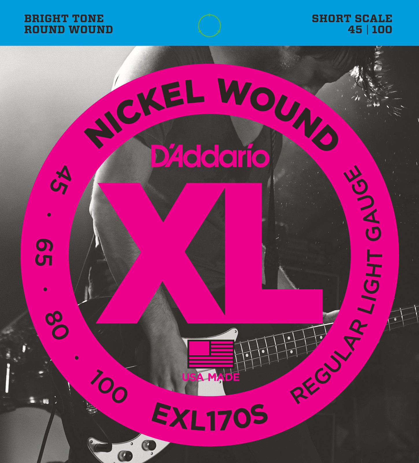 Струни за бас китара D'Addario EXL170S