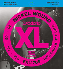 Basgitarrsträngar D'Addario EXL170S Basgitarrsträngar