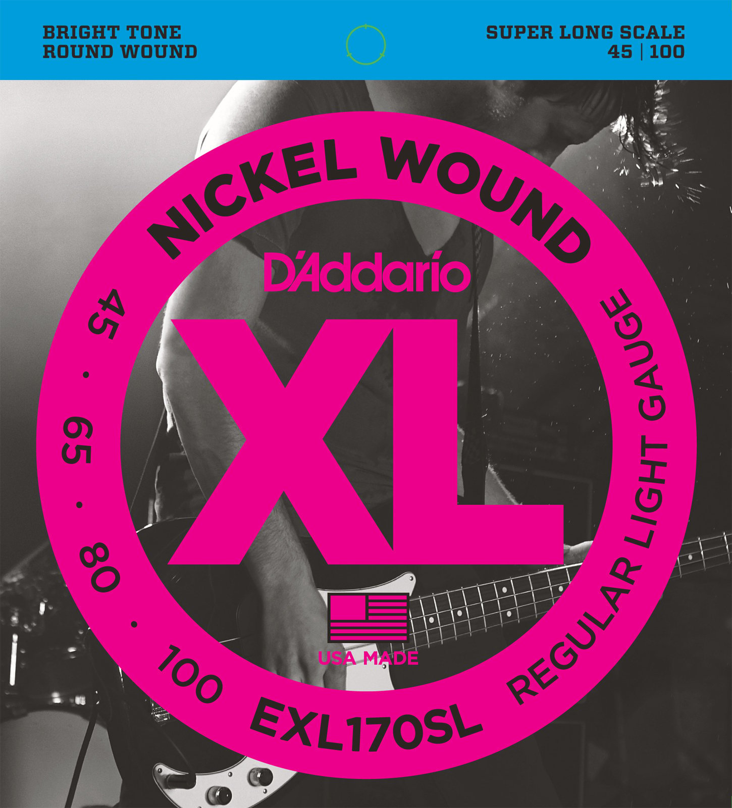 Bassguitar strings D'Addario EXL170SL