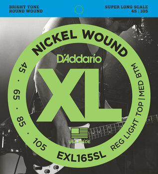 Struny do gitary basowej D'Addario EXL165SL - 1