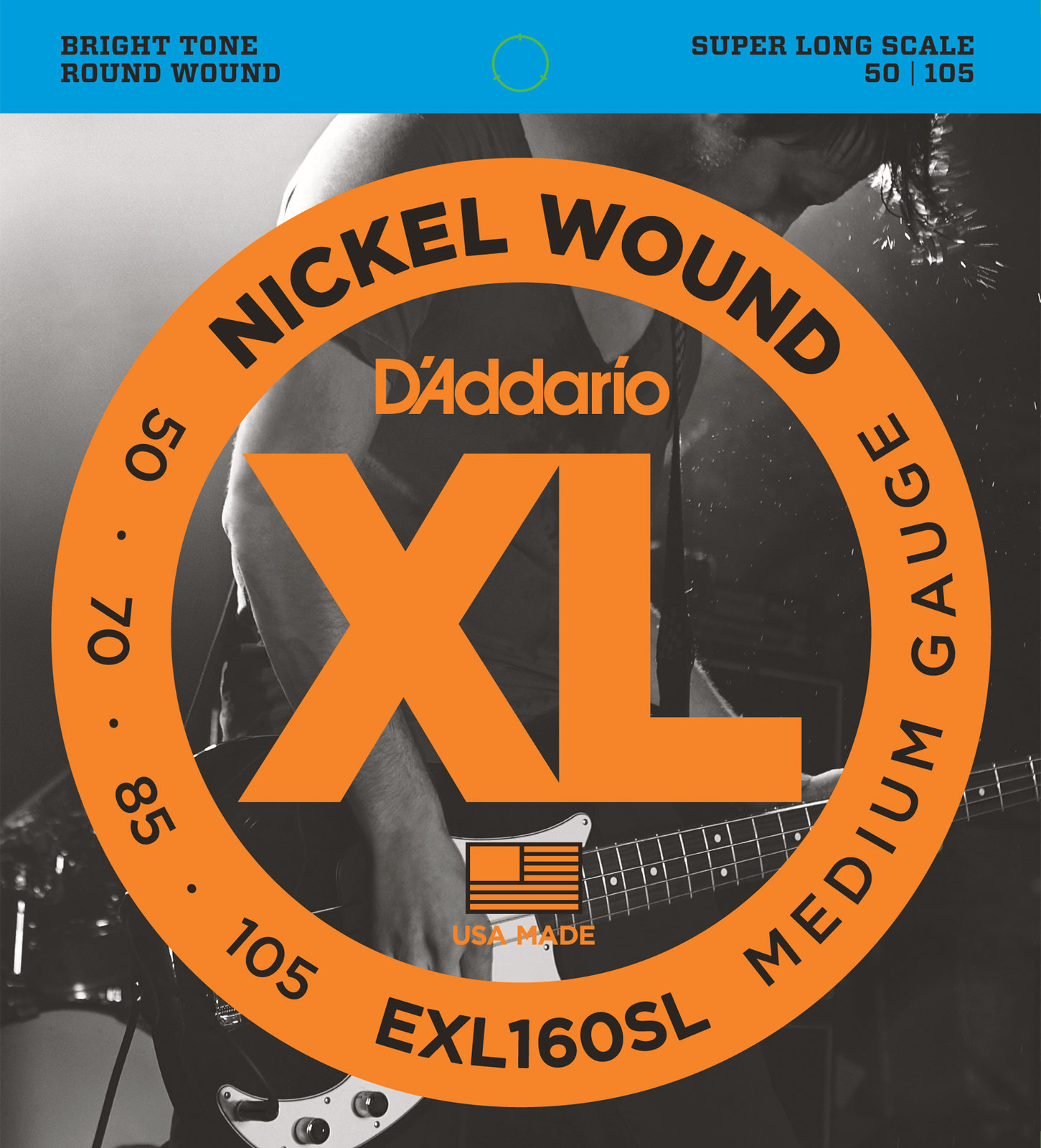 Bassguitar strings D'Addario EXL160SL