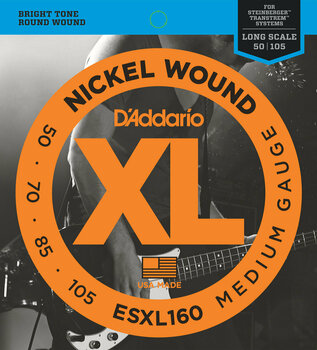 Струни за бас китара D'Addario ESXL160 - 1
