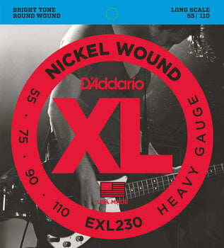 Struny do gitary basowej D'Addario EXL230 - 1