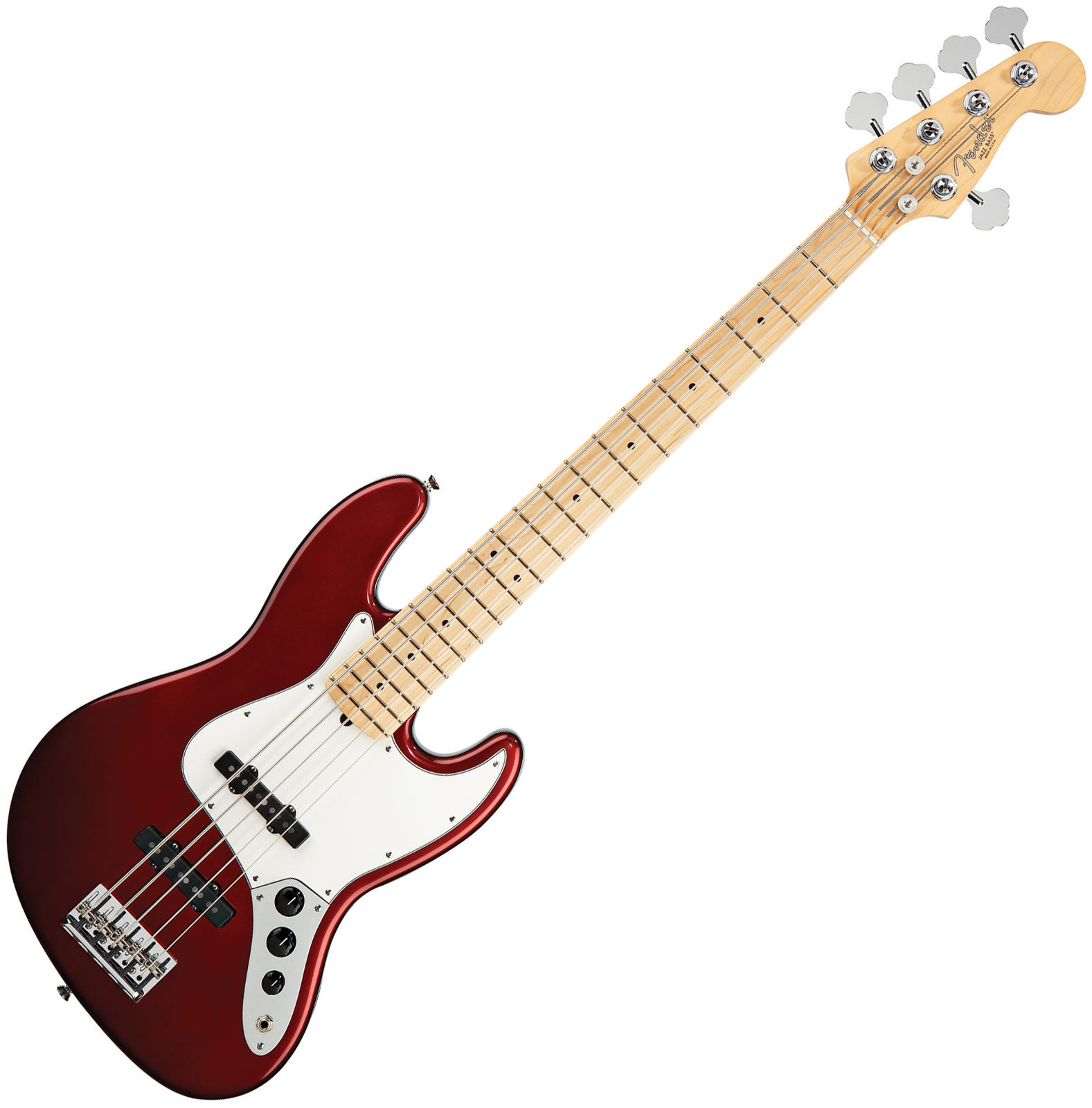5-strunová basgitara Fender American Standard Jazz Bass V MN Candy Cola