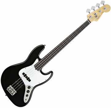 Κιθάρα Μπάσο χωρίς Τάστο Fender American Standard Jazz Bass Fretless RW Black - 1