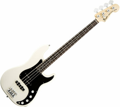 Fender American Deluxe Precision Bass RW Olympic White - Muziker