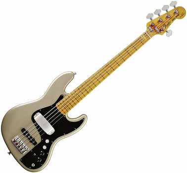 5-strunová basgitara Fender Marcus Miller Jazz Bass V MN Shoreline Gold - 1