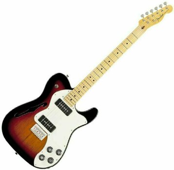 Elektrisk gitarr Fender Modern Player Telecaster Thinline Deluxe MN 3-Color Sunburst - 1