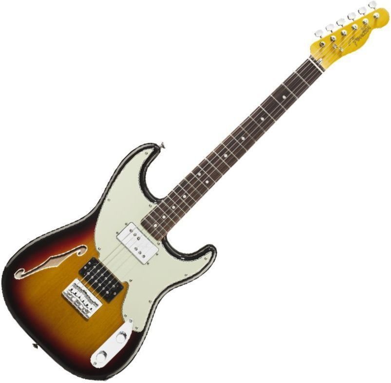 Chitară electrică Fender Pawn Shop 72 Stratocaster RW 3-Color Sunburst