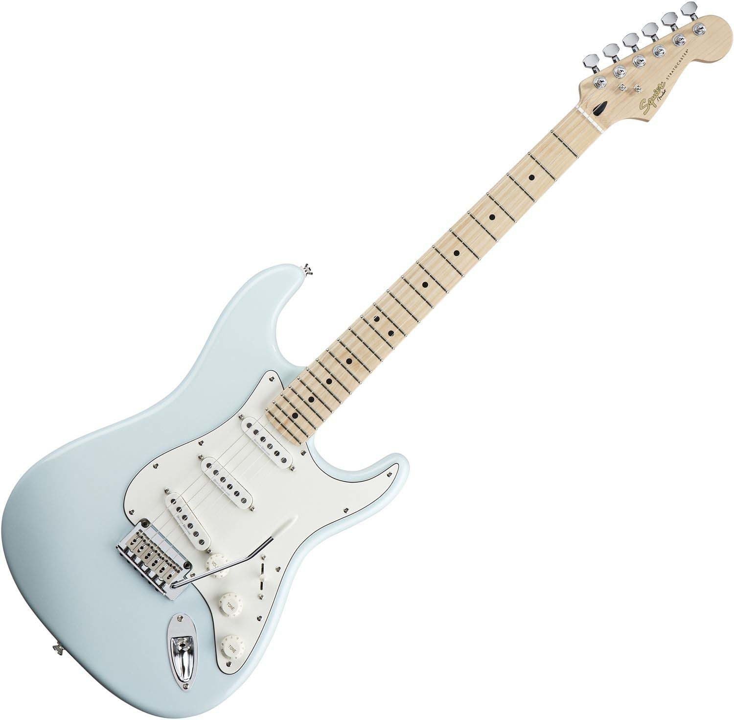 Electric guitar Fender Squier Deluxe Stratocaster MN Daphne Blue