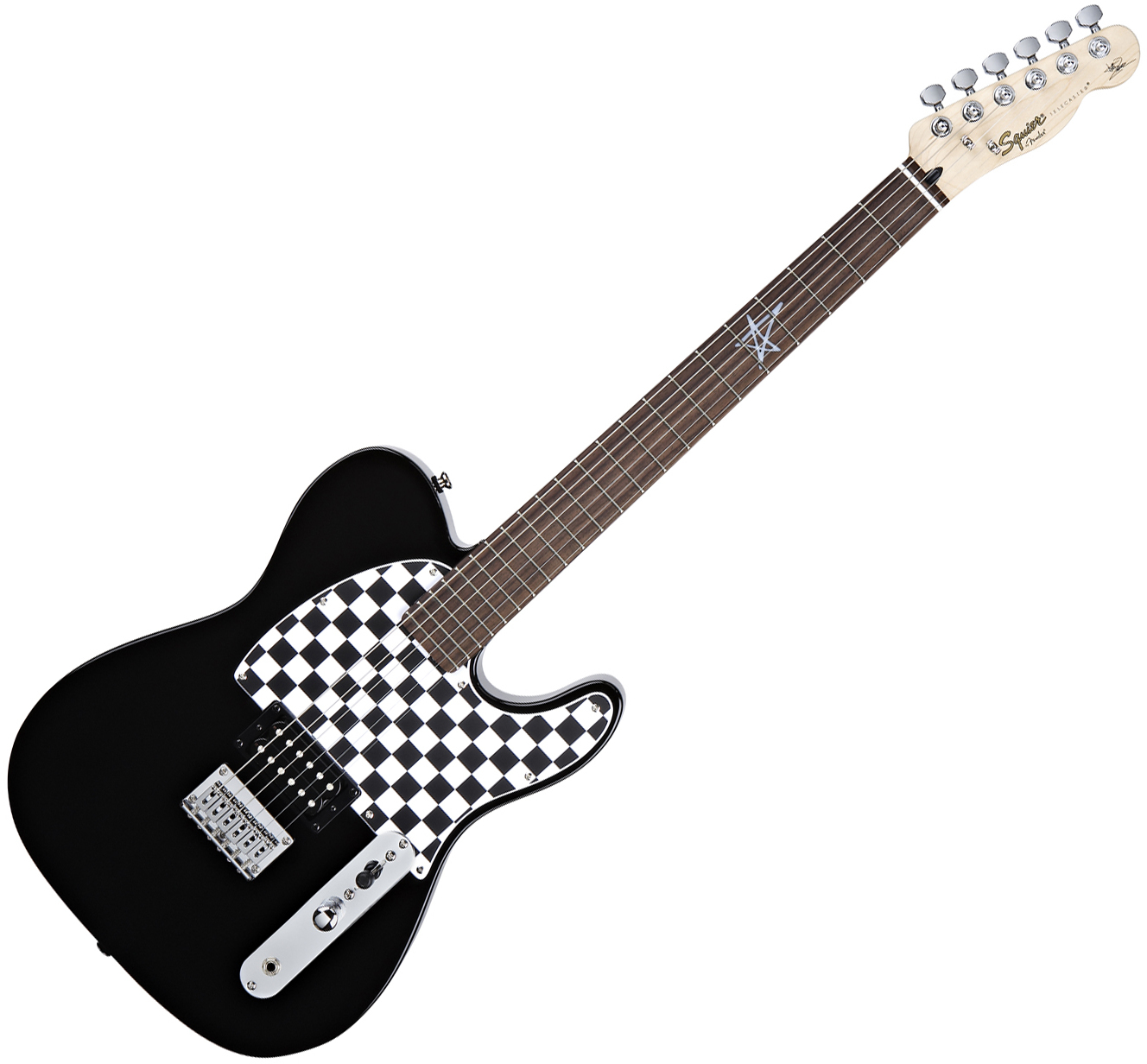 Fender Squier Avril Lavigne Telecaster RW Black - Muziker