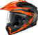 Helmet Nolan N70-2 X Stunner N-Com Flat Black Orange/Antracite M Helmet