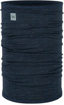 En halsduk Buff Merino Lightweight Neckwear Solid Night Blue UNI En halsduk - 1