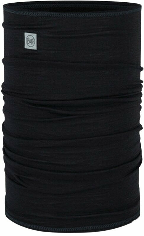 Colsjaal Buff Merino Lightweight Neckwear Solid Black UNI Colsjaal