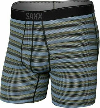 Ropa interior deportiva SAXX Quest Boxer Brief Solar Stripe/Twilight L Ropa interior deportiva - 1