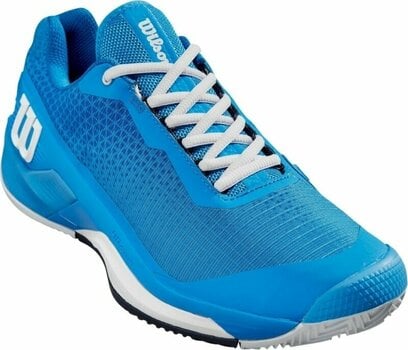 Men´s Tennis Shoes Wilson Rush Pro 4.0 Clay Mens Tennis Shoe French Blue/White/Navy Blazer 42 Men´s Tennis Shoes - 1