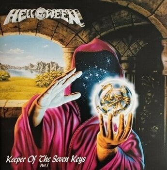 LP Helloween - Keeper Of The Seven Keys (Part I) (Blue Splatter Coloured) (Reissue) (LP) - 1