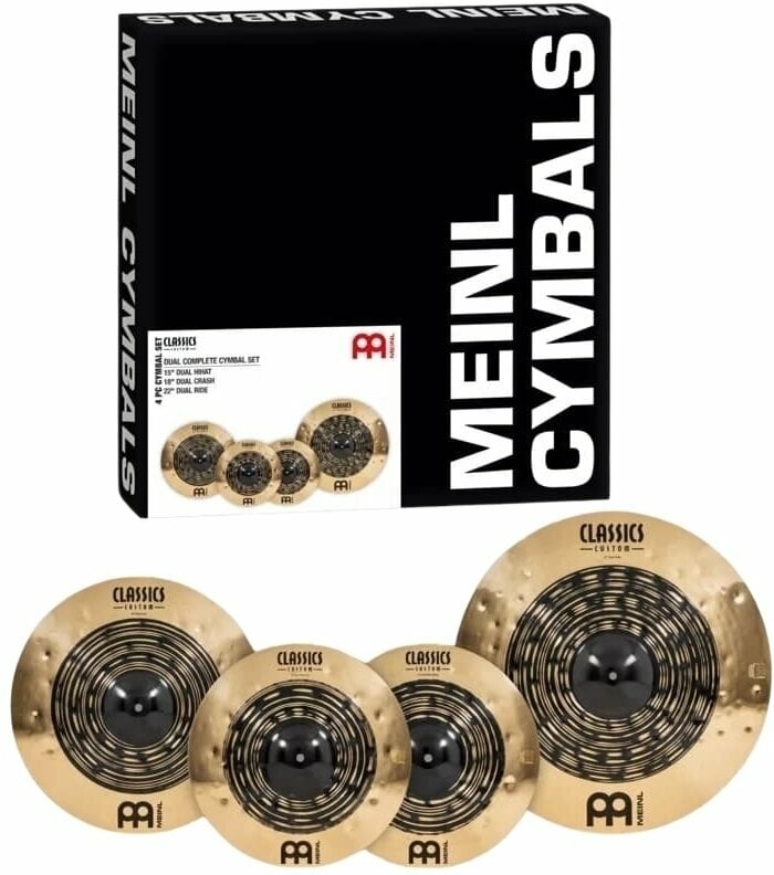 Cintányérszett Meinl Classics Custom Dual Complete Cymbal Set Cintányérszett