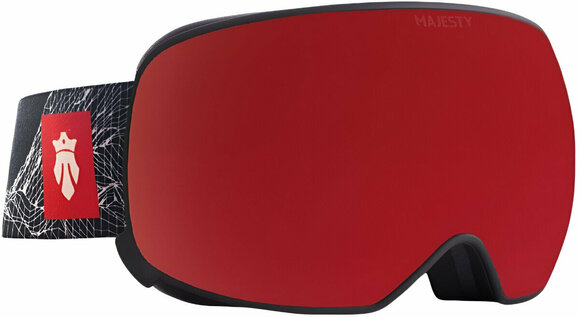 Smučarska očala Majesty The Force Spherical Magnetic Black/Xenon HD Red Garnet + Xenon HD Rose Revo Smučarska očala - 1