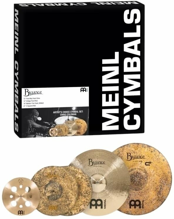 Komplet talerzy perkusyjnych Meinl Byzance Artist's Choice Cymbal Set: Chris Coleman Komplet talerzy perkusyjnych