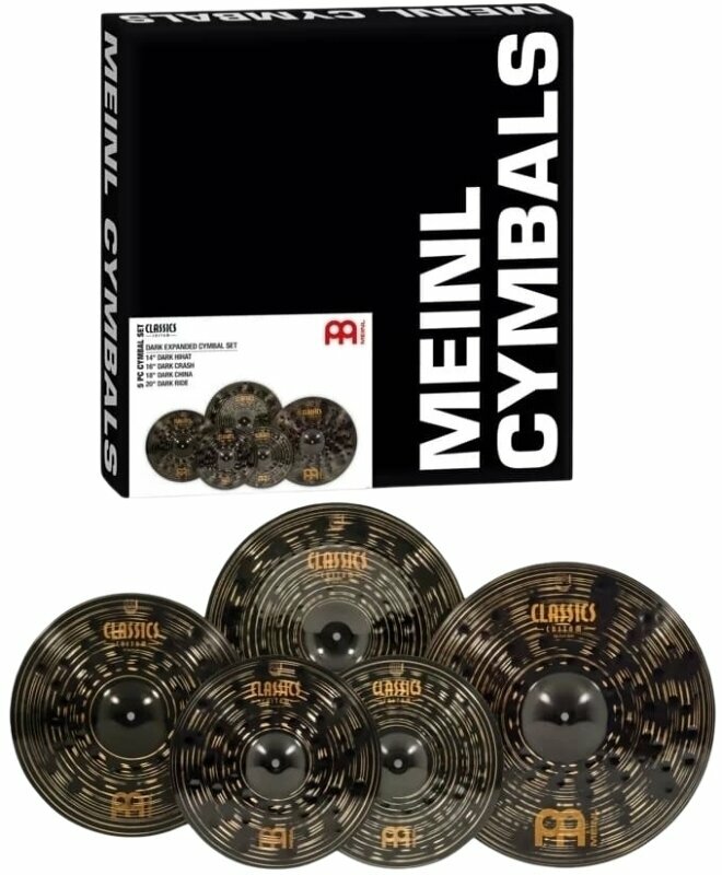 Činelski set Meinl Classics Custom Dark Expanded Cymbal Set Činelski set
