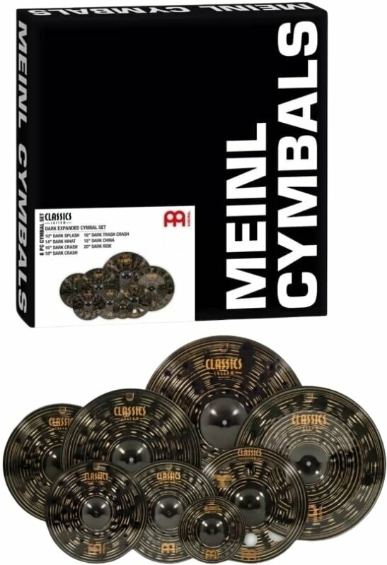 Bekkenset Meinl Classics Custom Dark Expanded Cymbal Set Bekkenset