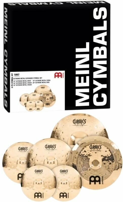 Set de cymbales Meinl Classics Custom Extreme Metal Expanded Cymbal Set Set de cymbales
