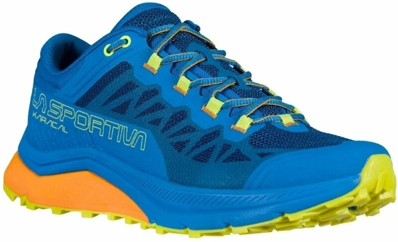 Trailová běžecká obuv La Sportiva Karacal Electric Blue/Citrus 41,5 Trailová běžecká obuv