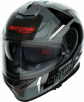 Helmet Nolan N80-8 Wanted N-Com Slate Grey White/Black M Helmet - 1