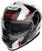 Casque Nolan N80-8 Wanted N-Com Metal White Red/Black/Silver S Casque