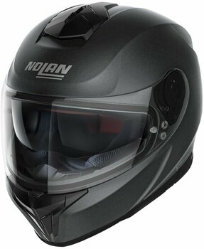 Helm Nolan N80-8 Special N-Com Black Graphite L Helm - 1