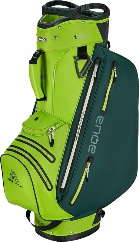 Sac de golf Big Max Aqua Style 4 Lime/Forest Green Sac de golf
