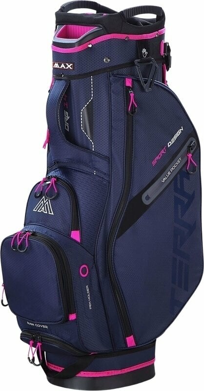 Чантa за голф Big Max Terra Sport Steel Blue/Fuchsia Чантa за голф