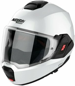 Kaciga Nolan N120-1 Special N-Com Pure White XL Kaciga - 1