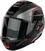 Hjälm Nolan N120-1 Nightlife N-Com Flat Lava Grey Red/Silver/Black S Hjälm