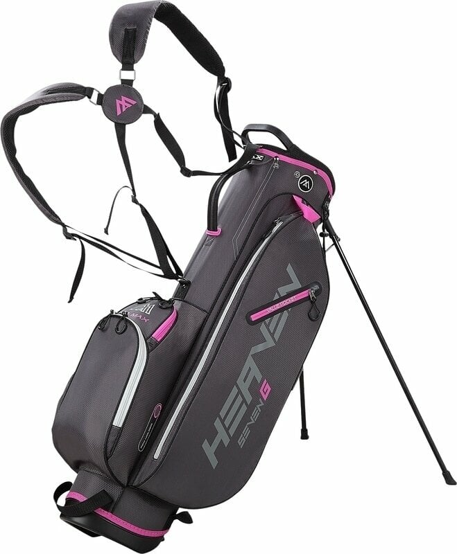 Golf Bag Big Max Heaven Seven G Charcoal/Fuchsia Golf Bag