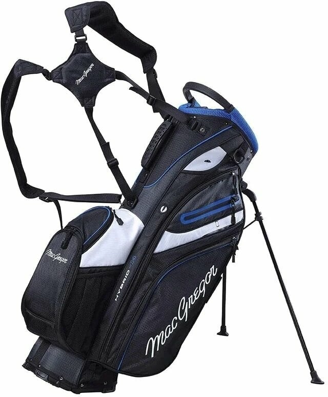 Чантa за голф MacGregor Hybrid 14 Black Чантa за голф