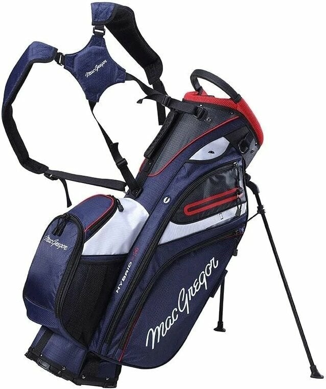 Чантa за голф MacGregor Hybrid 14 Navy Чантa за голф