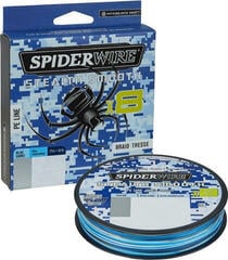 Vlasec, šňůra SpiderWire Stealth® Smooth8 x8 PE Braid Blue Camo 0,09 mm 150 m 7,5 kg-16 lbs Šňůra
