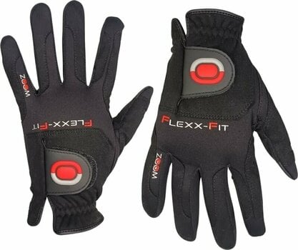 guanti Zoom Gloves Ice Winter Unisex Golf Gloves Pair Black L - 1