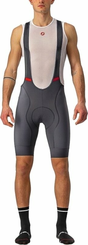Pantaloncini e pantaloni da ciclismo Castelli Competizione Bibshorts Gunmetal Gray M Pantaloncini e pantaloni da ciclismo